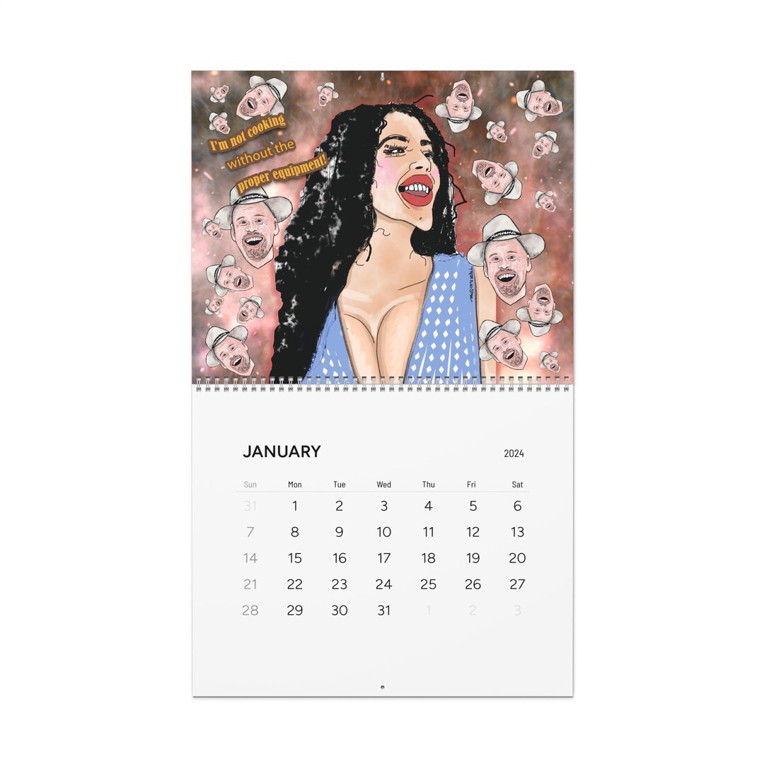 90 Day Fiance 2024 Wall Calendar by thereisnostore for Reality TV Fans