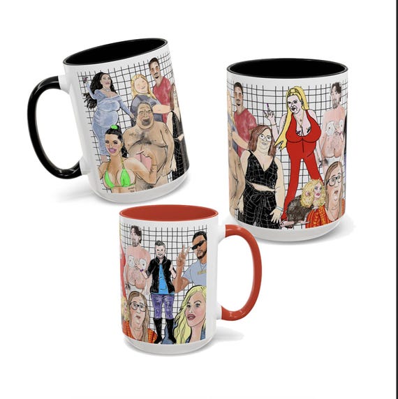amazon mother coffee mug Footballl Mom coffee Mug or Football Mom coffee cup with Lid Gift 15 oz. Jumbo White Mug main image 1