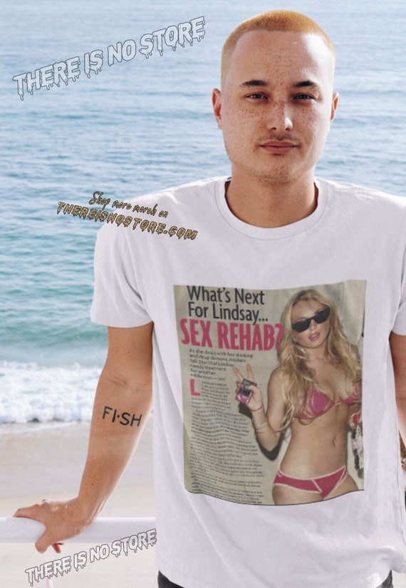 Lindsay Lohan 2000s T-shirt // Rehab Street Style // image