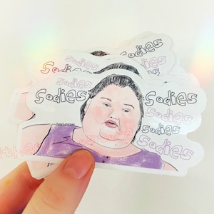 1000 lb Sisters Sticker //  For Sodie Lovers // Tammy + Amy Slaton Reality TV fan art illustrated by There is NO store