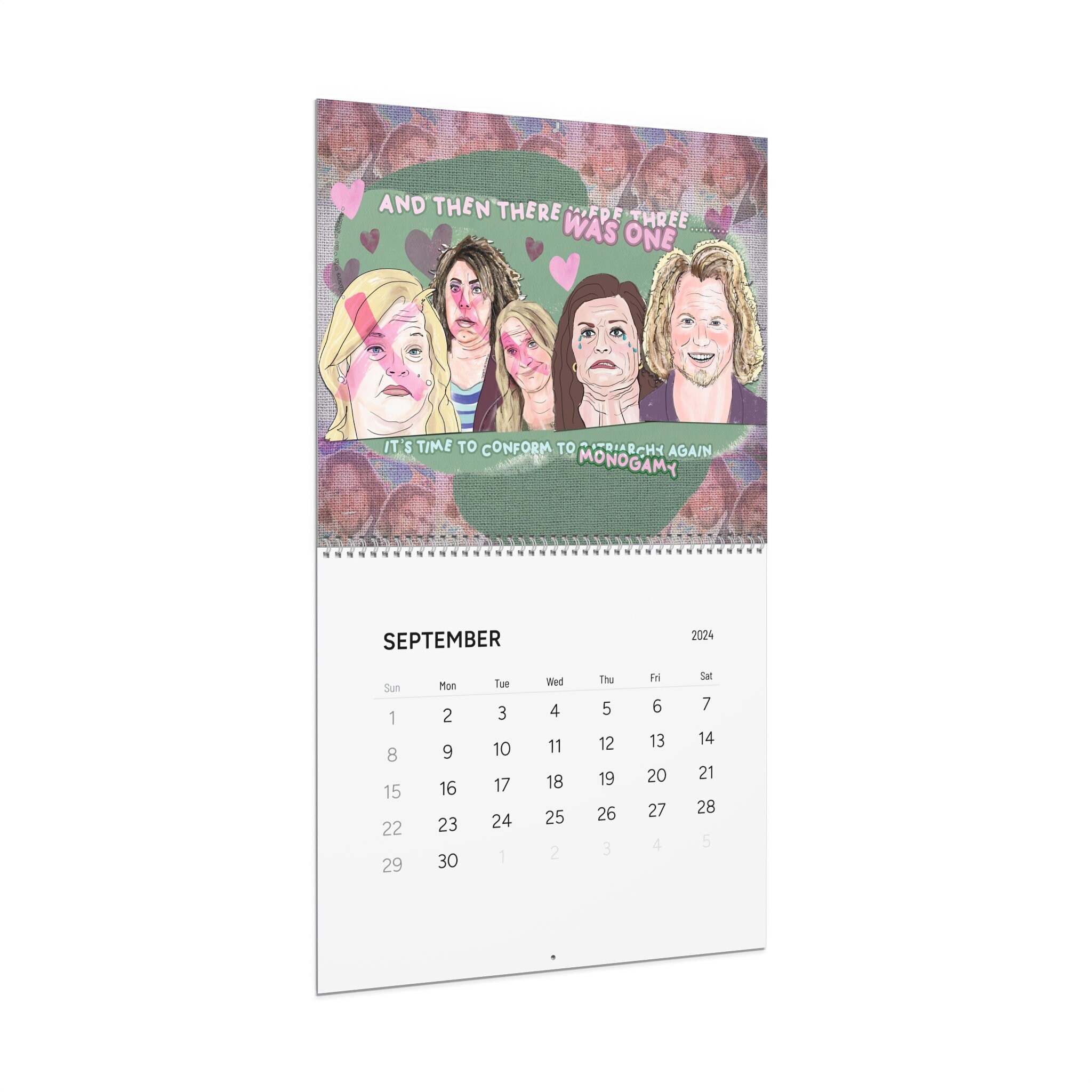 sister-wives-2024-wall-calendar-by-thereisnostore-for-reality-tv-fans-etsy