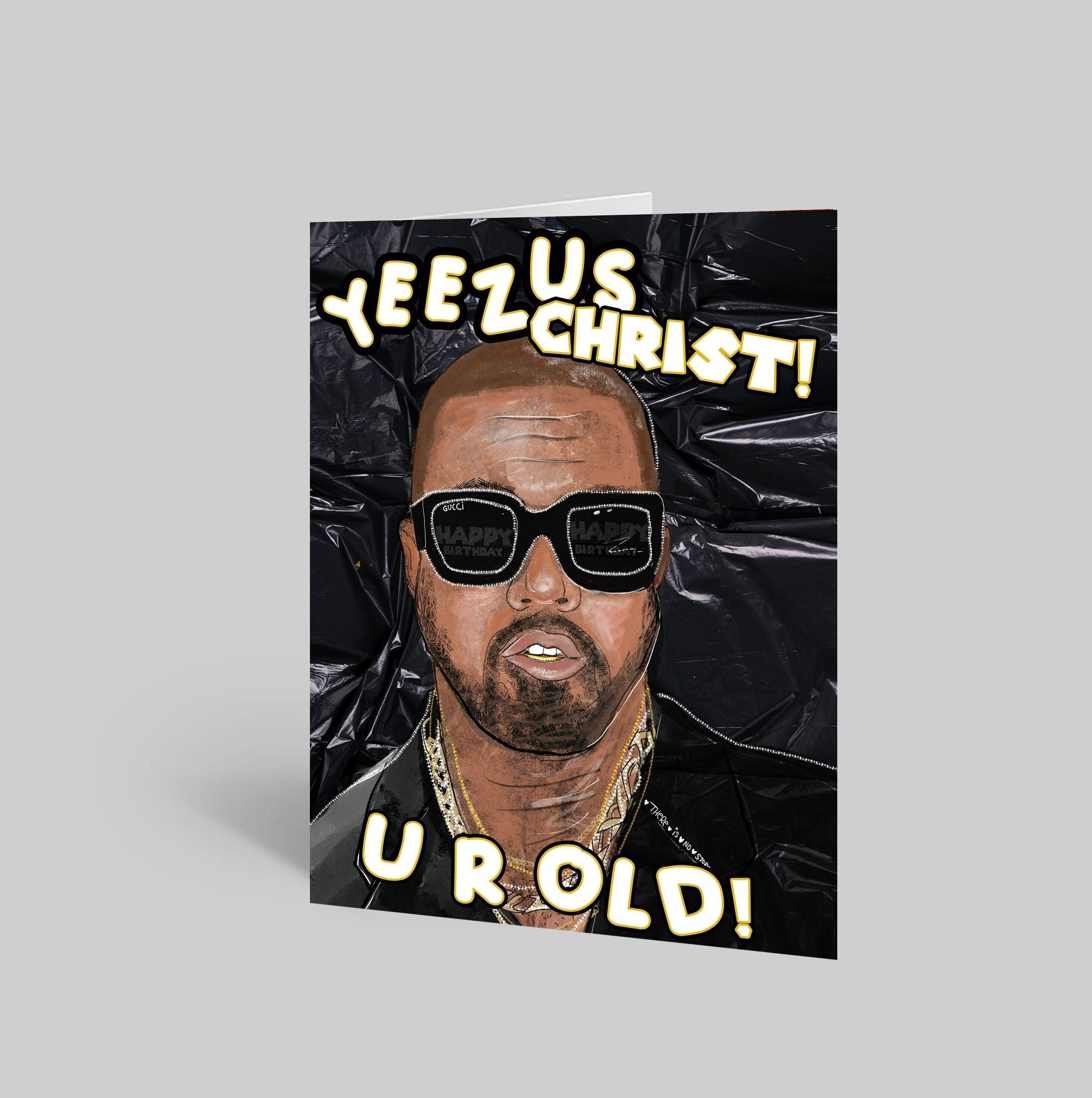 Kanye West Birthday Card // Yeezus Christ You Are Old // Funny Pop Culture  and Meme Gifts by 'there is NO Store' - Etsy