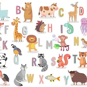 10sheets 2-Inch Ins Style Color Letter Sticker Large Classroom
