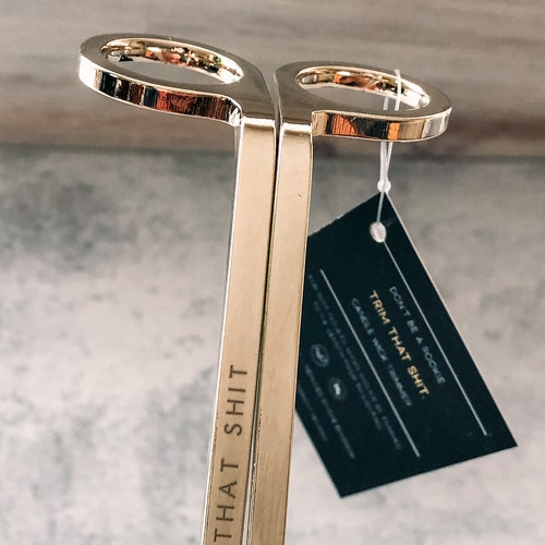 Silver Candle Care Kit Wick Trimmer Candle Snuffer and Wick Etsy