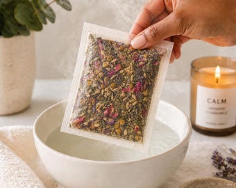 Herbal Facial Steamer Sachets | Natural Face Steam Treatment | Spa Self Care Gift | Botanical Facial Ritual | Unscented | Multi Pack