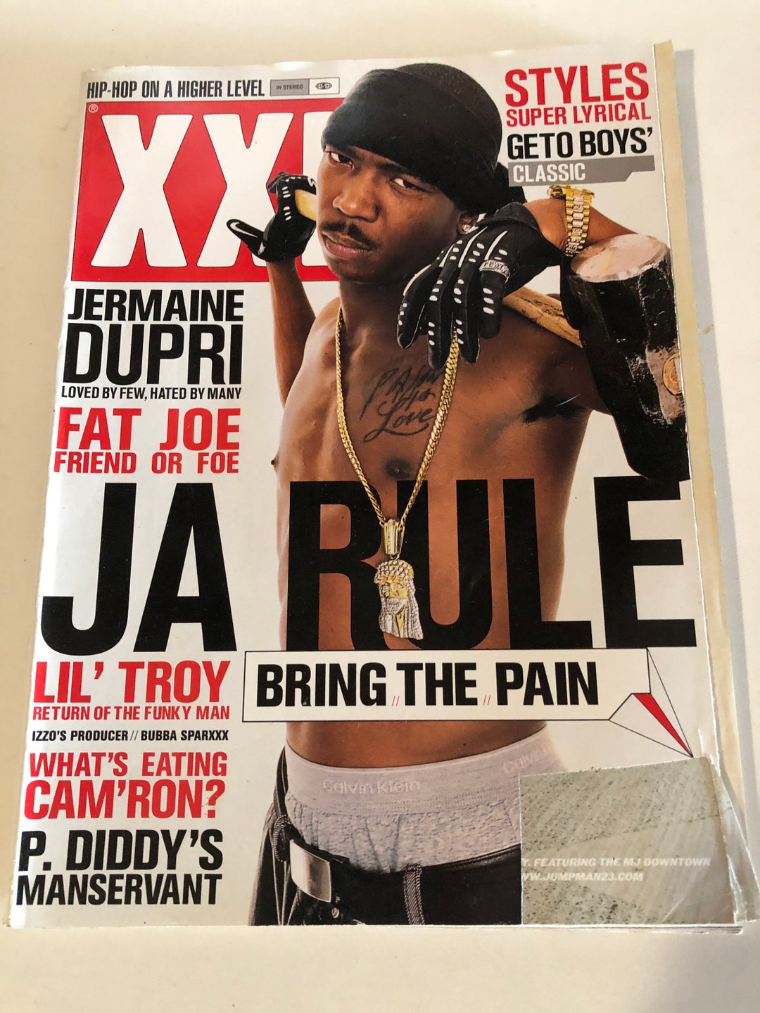Xxl Magazine Issue November 2001 Ja Rule Fat Joe Geto Boys P Diddy ...