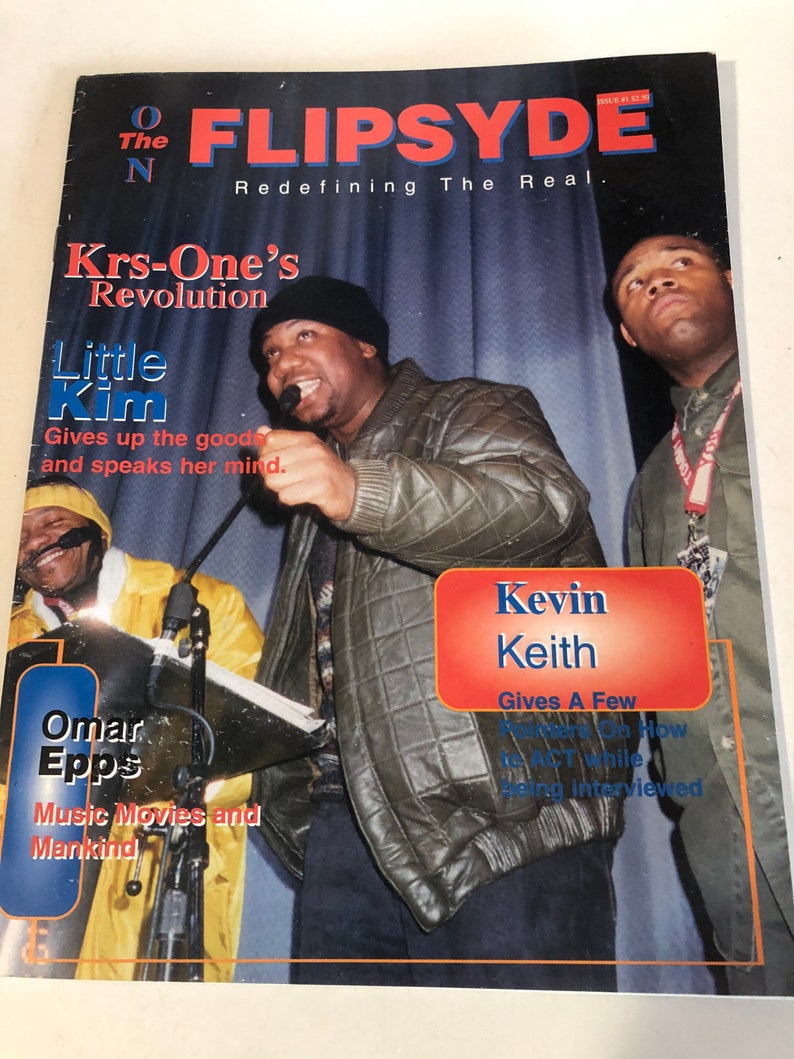 Flip Side Rapper Rip On the Flipsyde Magazine Rare Kra-one Lil Kim Omar Epps - Etsy