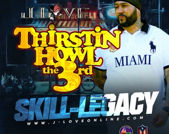 5 J-Love cds - Thirstin Howl The 3rd , Natural Elements, Agallah & Main One - skill recognize skill , skill legacy era of al ghul