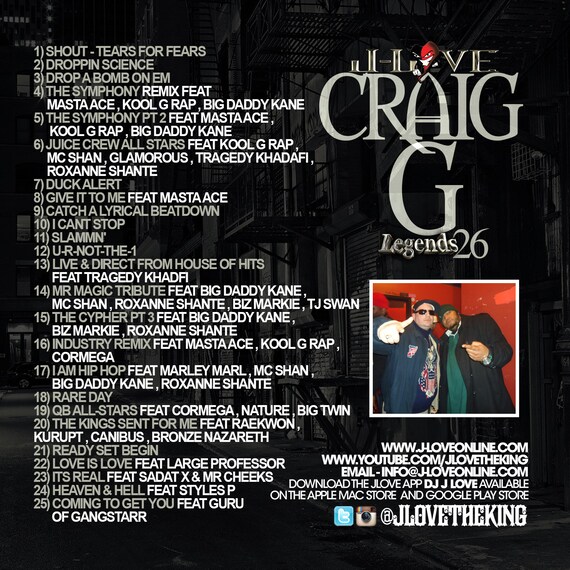 5 J-love Cds Lost Boyz, Cormega , Royal Flush, Nature, Craig G