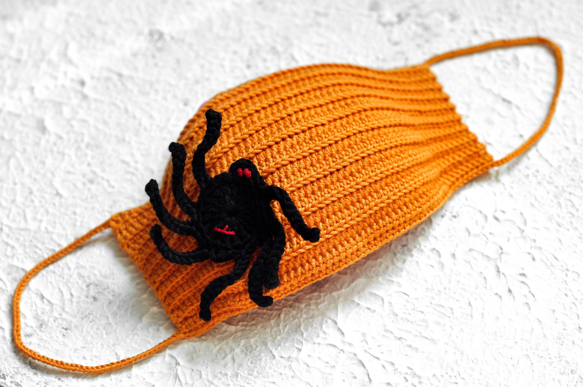 Spider crochet applique pattern easy crochet for beginner Etsy