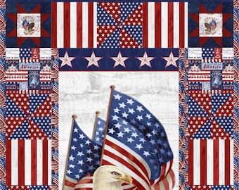 Patriotic Americana Quilt Kit_Live Free (version 3)