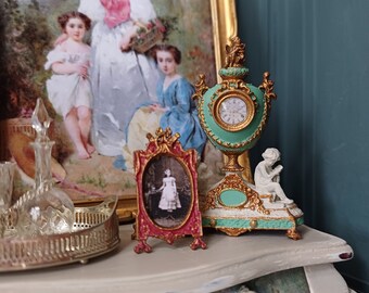 18th Century French Urn Clock. 12th scale Dollhouse Miniature Accessory