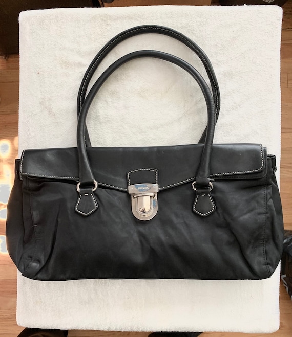 Prada Tessuto Nylon Shoulder Bag: Authentic