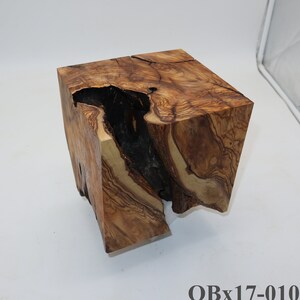 Genuine Anatolian Olive Burl Wood Turning Blanks, CUBE XL Sizes block, 6.7&quot; X 6.7&quot; X 6.7&quot; Choose Cube