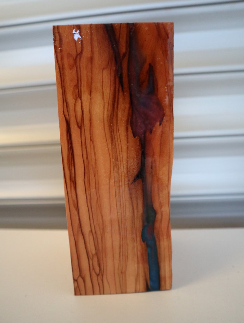 Stabilized OLIVE Wood Resin Hybrid Block Turning Blanks Big Etsy