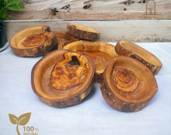 Olive Wood Bowl,  Jewelry Bowl, Small Wooden Bowls, Wood Turn Bowls, Birthday Gift, Tiny Wood Bowl, Mini Wooden Bowl Handmade