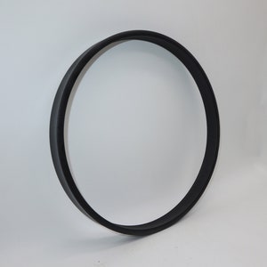 Iron Frame For Wall Clock, Made From 10 x 30 mm Iron Profile  for Clock Etc. Frame, Oven Paint with Black & Sand, Choose Frame Size