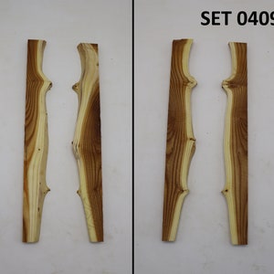 Live Edge Russian Olive Wood Slabs SETS Processed 2 pc for Your DIY Resin Projects, Wall Art Or Epoxy Resin Serving Board, Choose Set