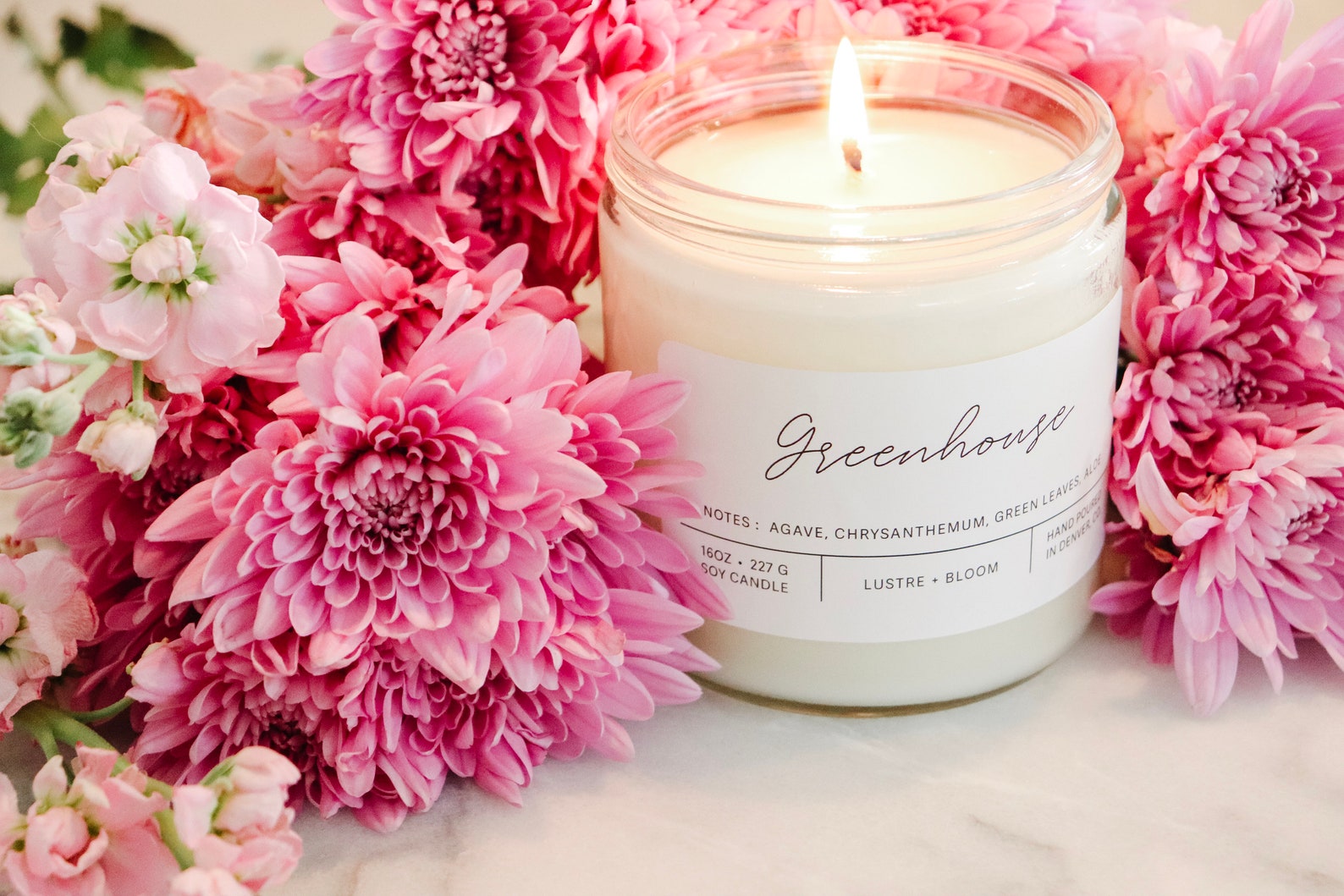 Greenhouse Soy Candle Natural Soy Wax Candle Handpoured Etsy