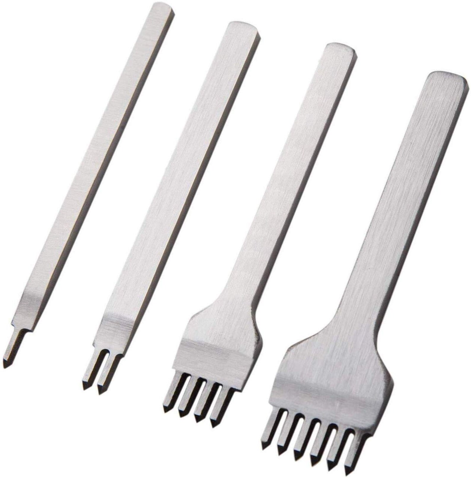 4 Pcs Leather 4mm Lacing Stitching Chisel Set Leather Chisel Etsy