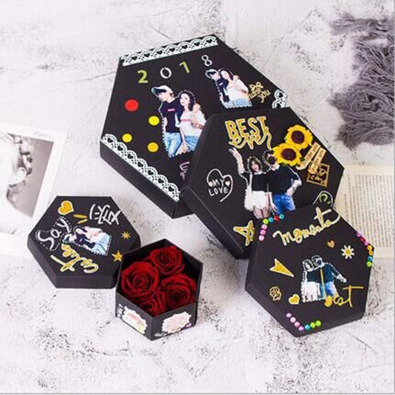 Creative Explosion Box Scrapbook DIY Photo Album Box for Etsy