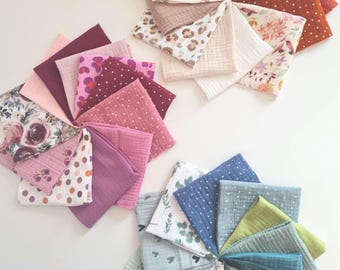 Musselintücher/ Stoff Taschentücher/ Allzwecktücher. wiederverwendbare Tücher /Nachhaltig.