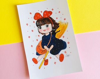 Kiki’s Delivery Service Print Studio Ghibli Movie Film