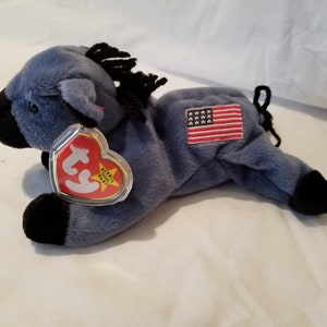 beanie baby elephant american flag