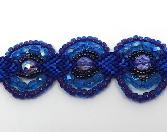 Hilos beaded blue  bracelet