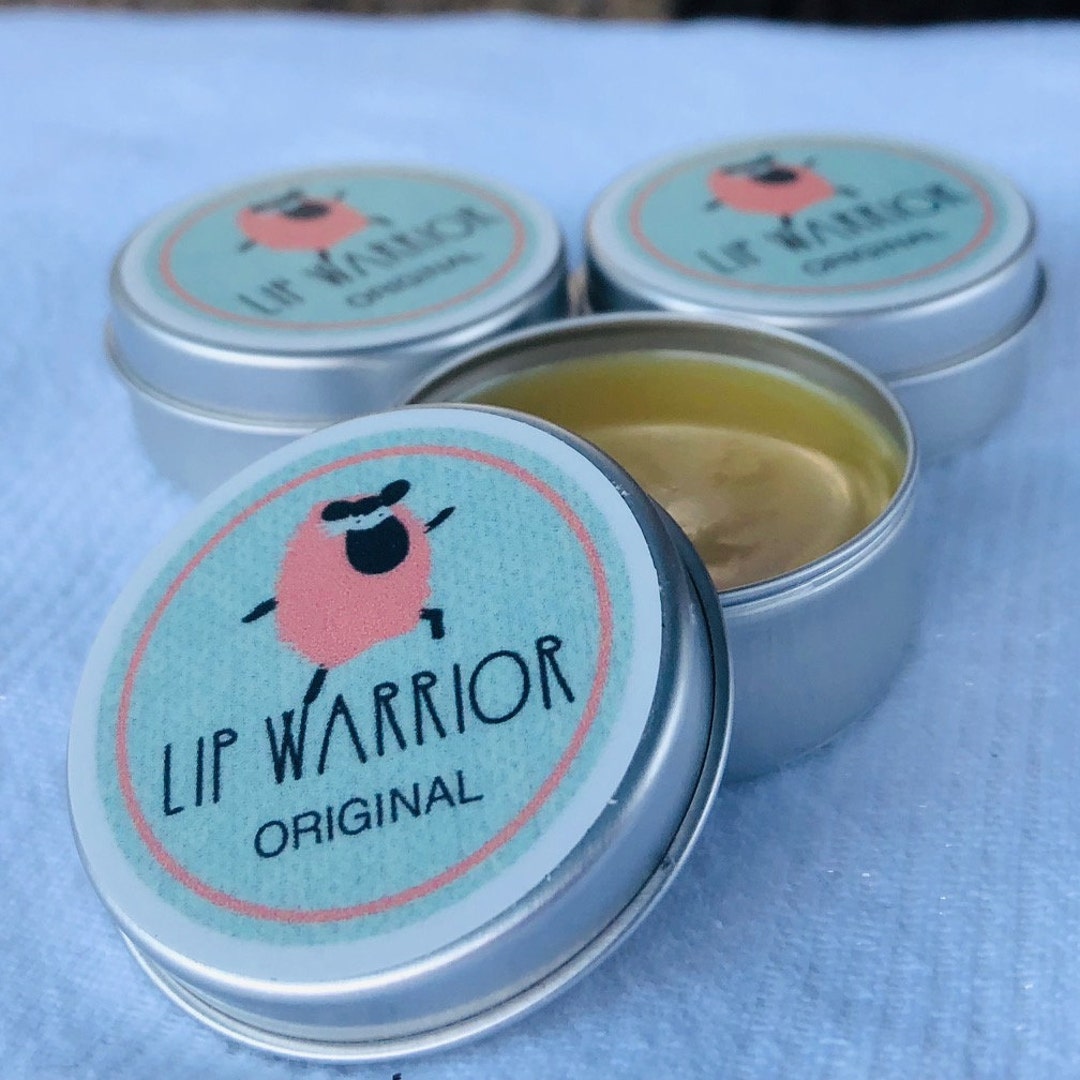 Original Natural Lip Warrior Balm With Pure Lanolin Etsy