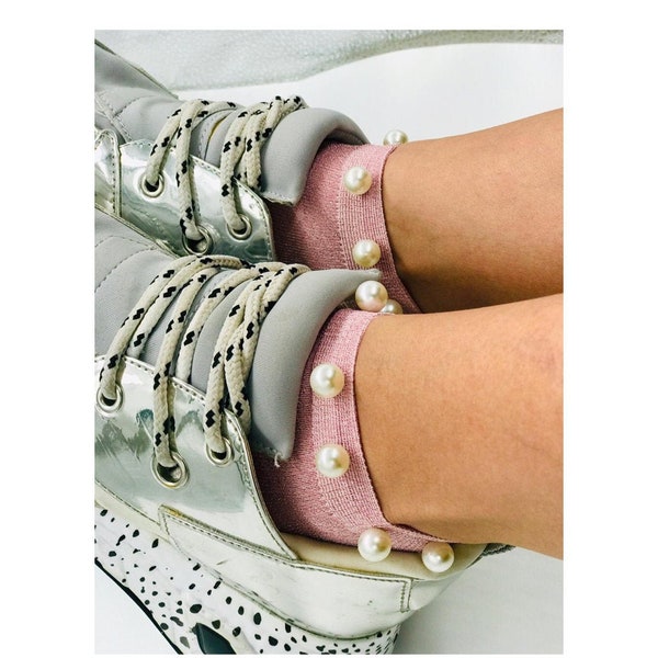 Women's Ankle Socks| Pearl Socks|Lurex Socks|Ankle Socks|Fashion Socks|Novelty Socks|Glitter Socks