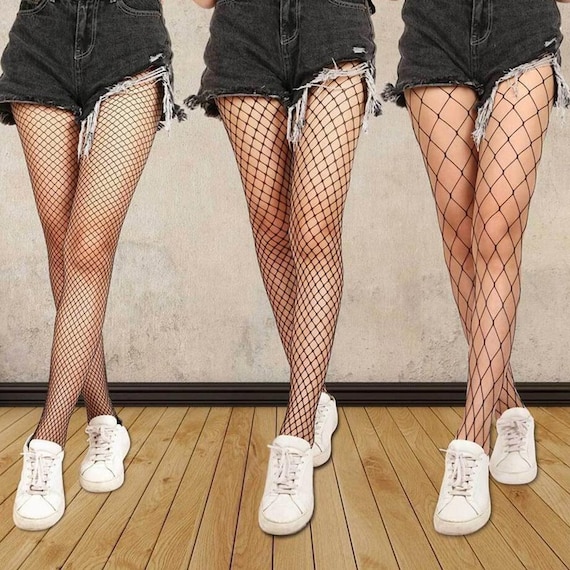 Fishnet Stockings Fishnet Tights Thigh High Stocking Pantyhose High Waist  Tights