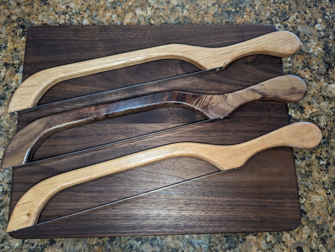 Wood Bread Knife, Bread Knife, Bow Bread Knife, Fiddle Bread Knife ...