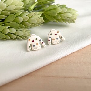 Clay Earring Stud Pack Three Pairs image 4