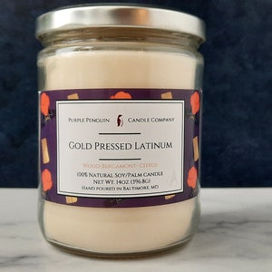 Gold Pressed Latinum  Ferengi quark DS9 TNG startrek gift candle wax melt
