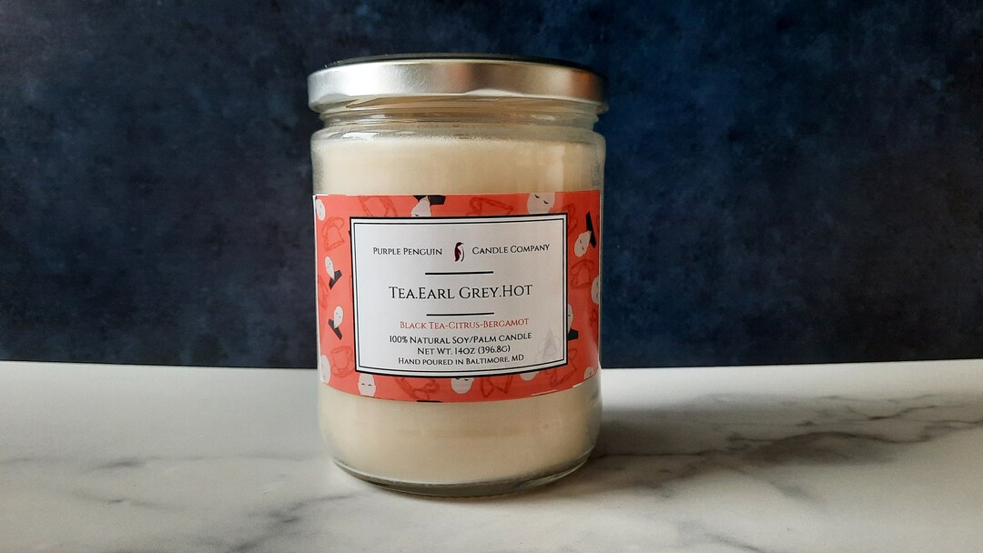 Picard Tea Tea. Earl Grey. Hot. Picard TNG Startrek Gift Tea Candle Wax Melt - Etsy