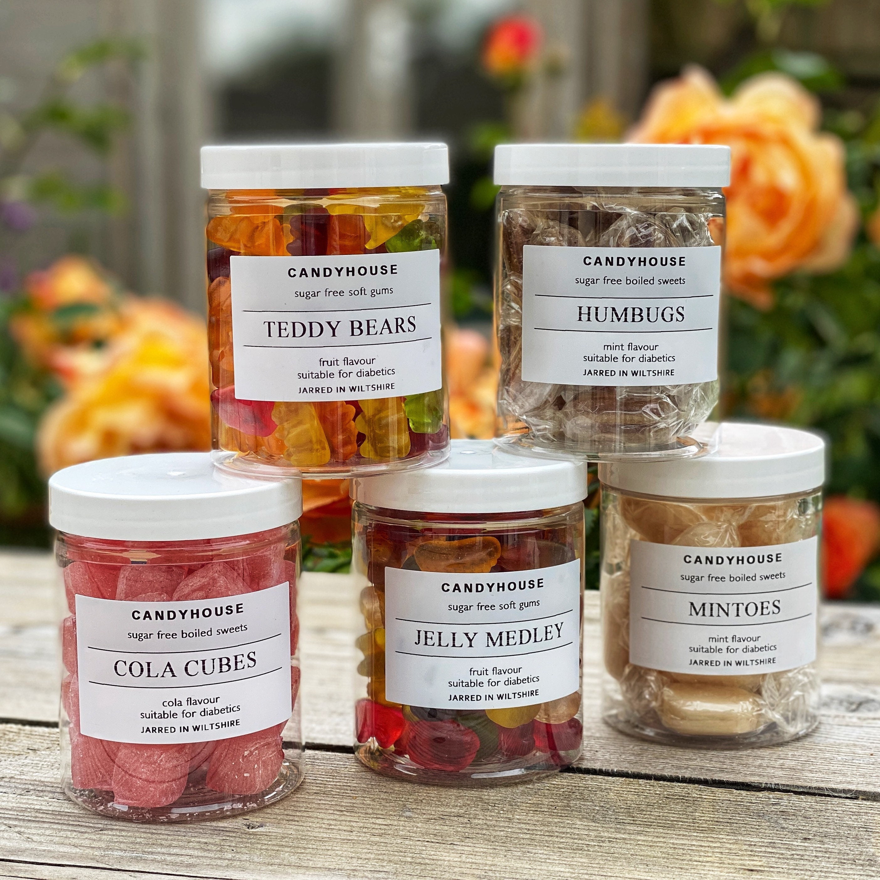 Sugar Free Sweets in a Jar Sugar Free Humbugs Sugar Free - Etsy UK