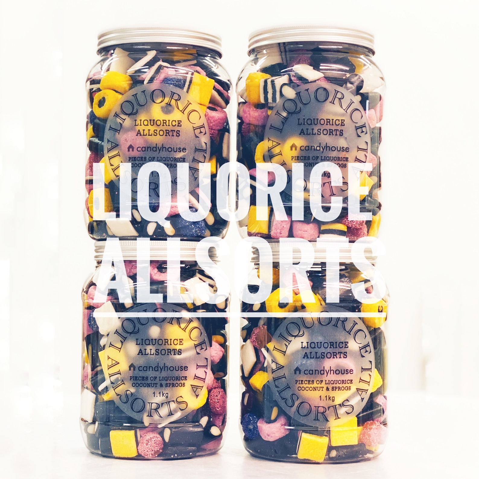 Liquorice Allsorts in Giant Jar, Liquorice Lover, Gift for Him, Gift