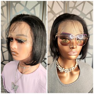 Womens Short Gray Remy Wigs - Etsy display picture 2