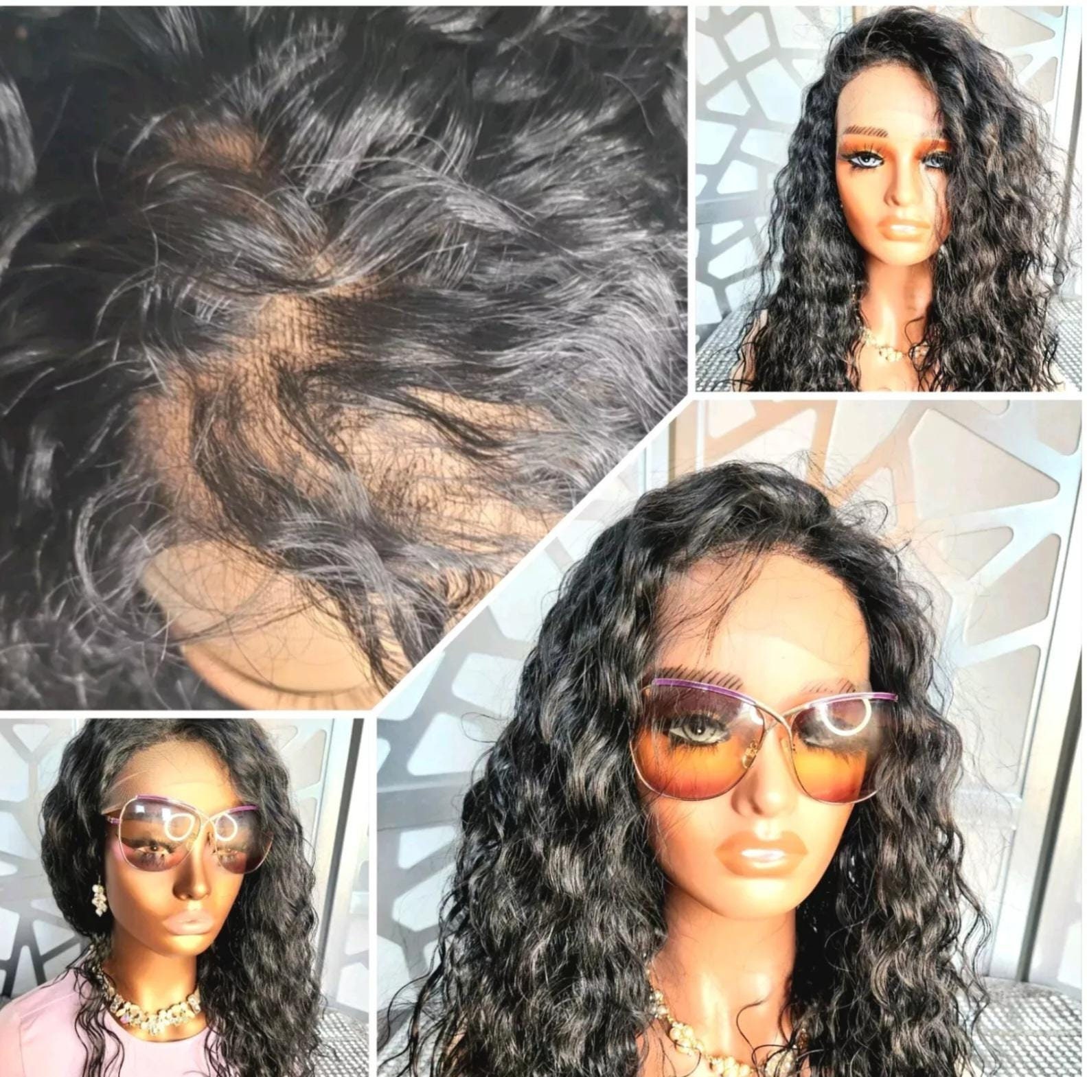 Wig Long Black 13X6 Freeparting Swisslace New Wig 13x6 HD Lace Frontal Wig Natural Black - 200% Density main image 3