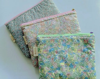 Flat pouch of Liberty fabric