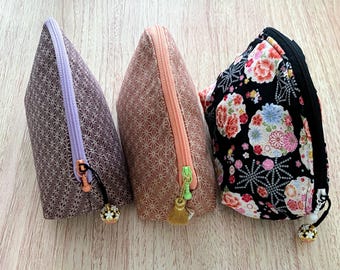 Shell Pouch (Japanese fabric)