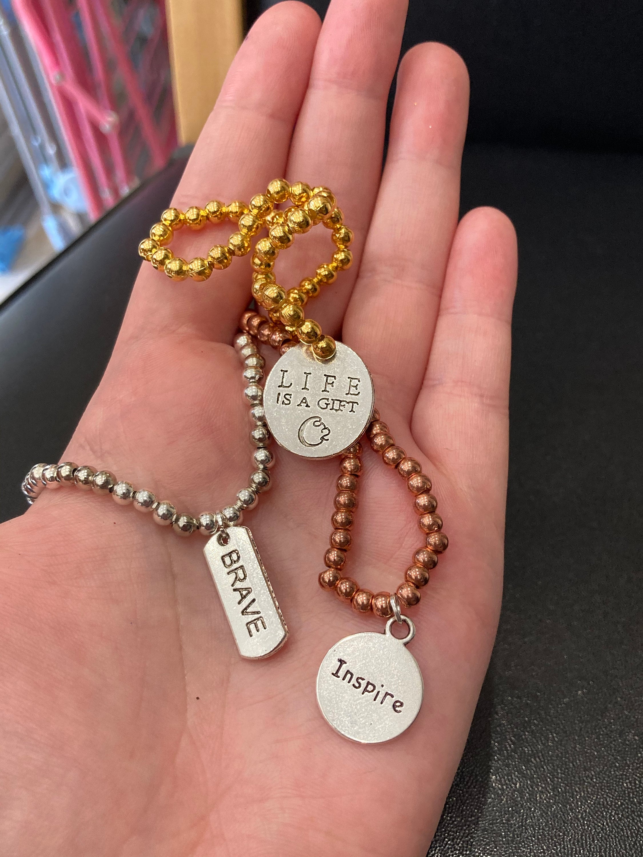 Mens Mental Health bracelets Anxiety Relief Gifts For Him Etsy