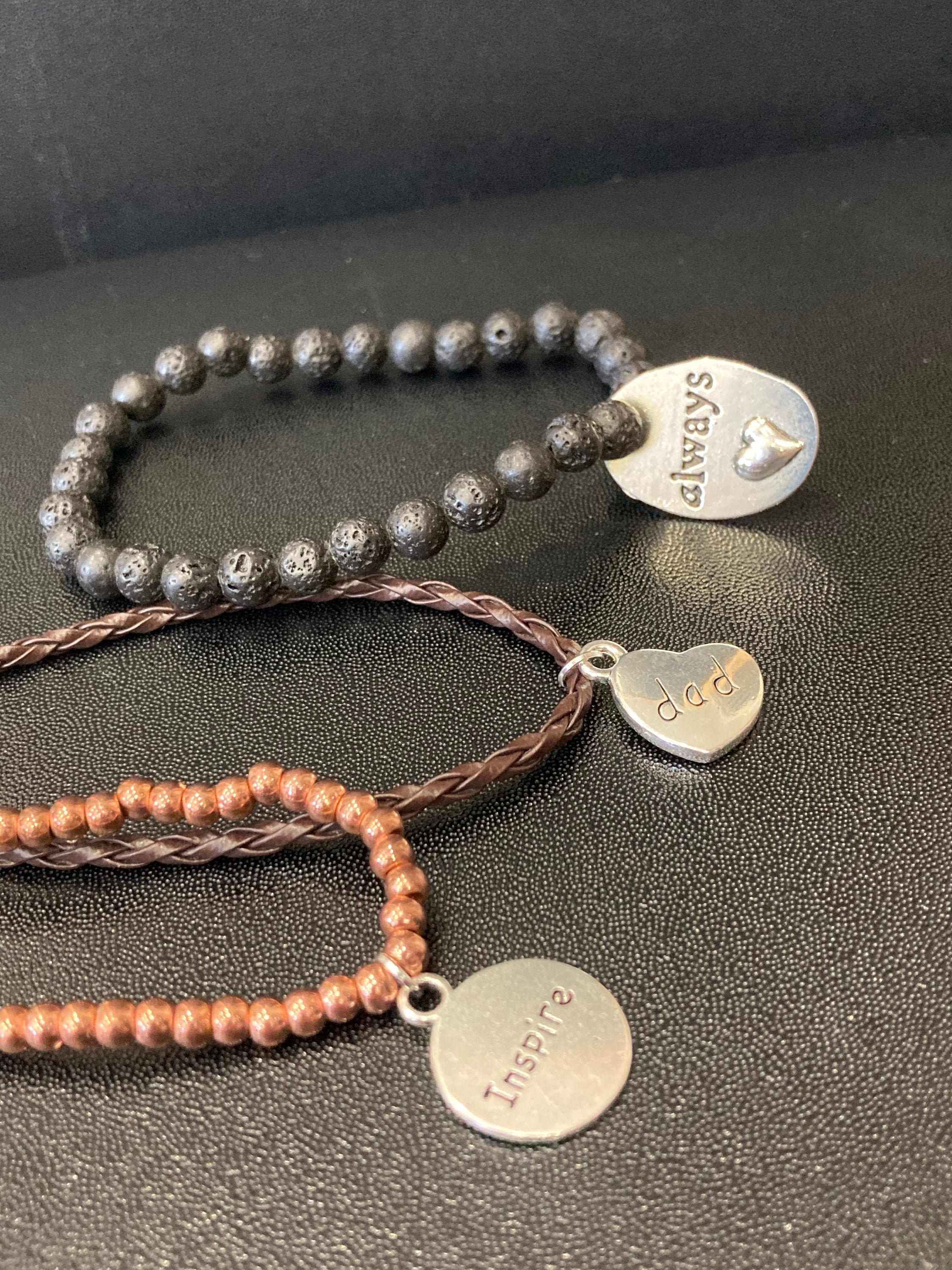 Mens Mental Health bracelets Anxiety Relief Gifts For Him Etsy