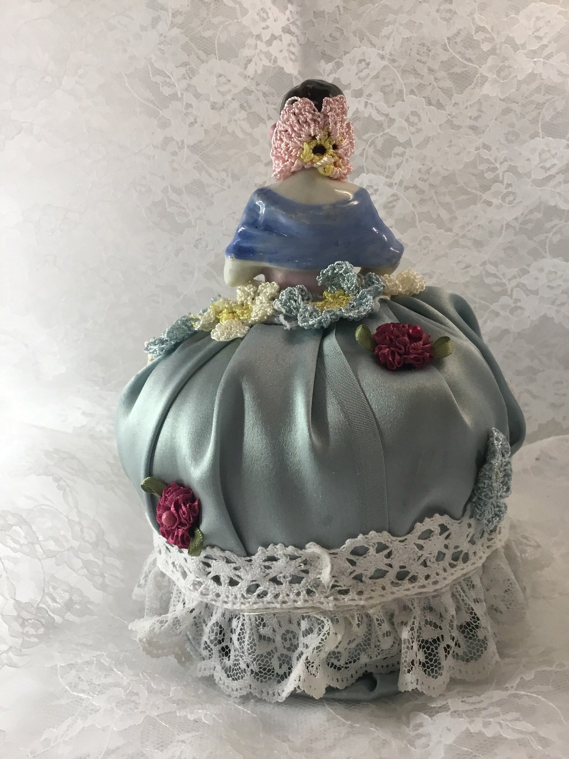 Victorian lady pincushion Etsy