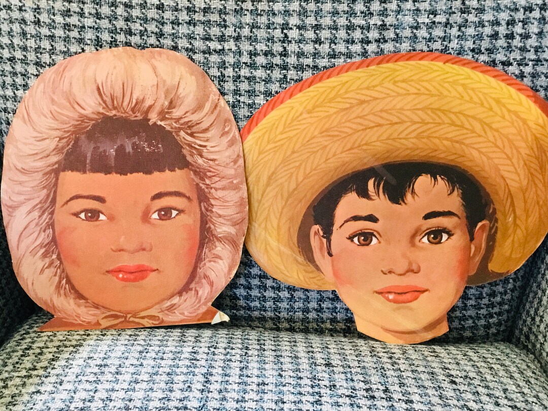 Vintage Cardboard Cutouts Etsy