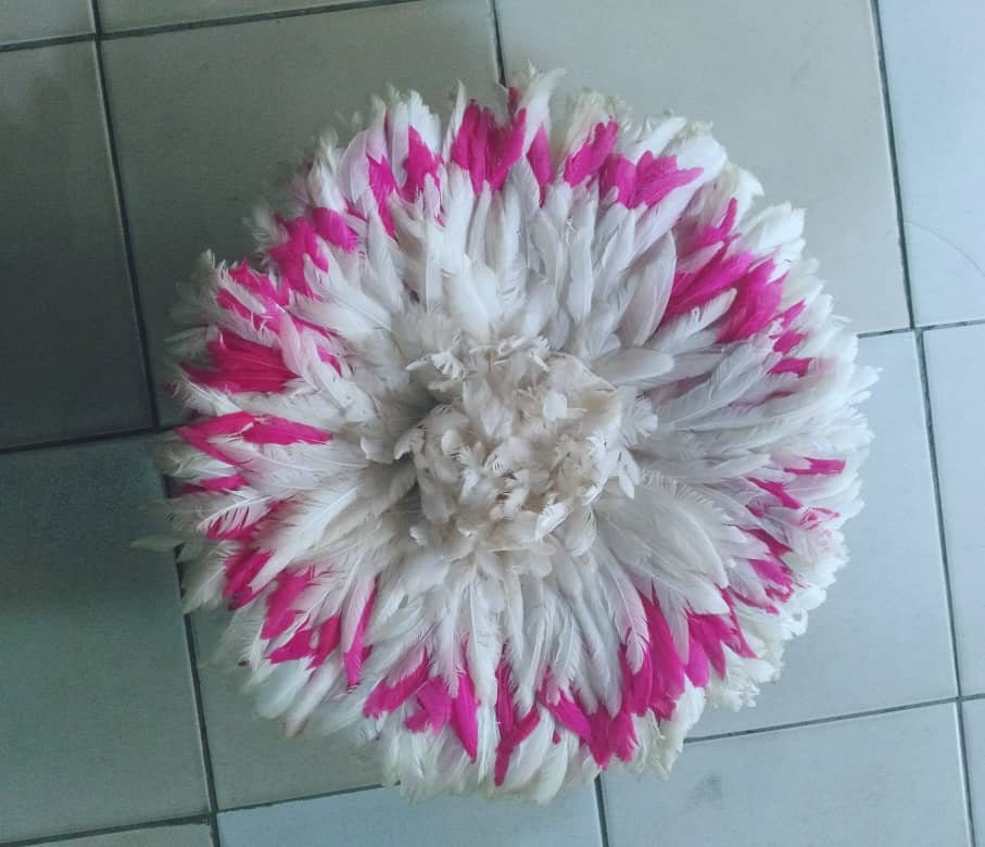 Juju Hat Blanc Contour Rose de 50 cm | 19,150.00 EUR