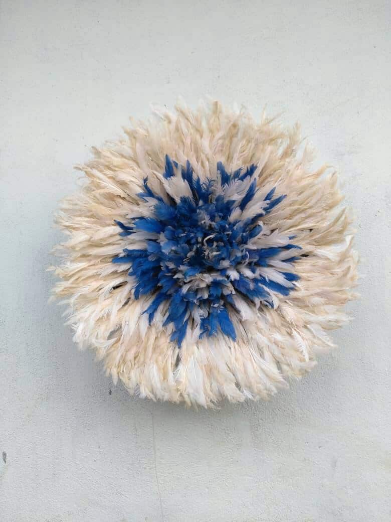 Juju Hat Intérieur Moucheté Bleu Blanc Contour de 50 cm | 19,150.00 EUR