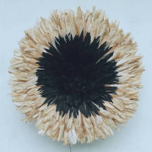Juju hat black beige outline 60 cm (23&quot;)