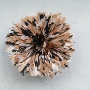 Chapéu Juju bege salpicado branco natural 60 cm (23&quot;)